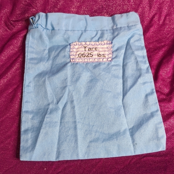 Blue bulk bin tare reusable produce bag - Picture 2 of 3